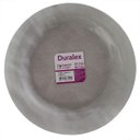 Ver imagem 3 de Prato Raso Diamante Fumê de Vidro Duralex 22,4cm 6 Unidades - Nadir 5738n/001n