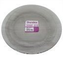 Ver imagem 2 de Prato Raso Diamante Fumê de Vidro Duralex 22,4cm 6 Unidades - Nadir 5738n/001n