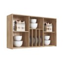 Ver mais imagens de Cozinha Compacta 5 Peças 2 Armários Aéreos 2 Balcões com Tampo Maldivas 