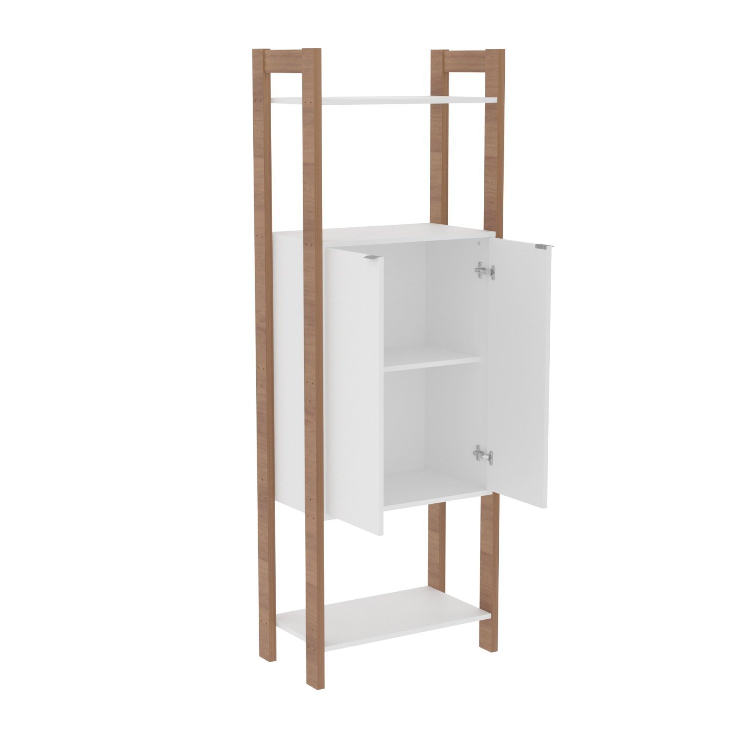 Estante para Livros 2 Portas Centro 185cmx65cm Haia Yescasa - 4