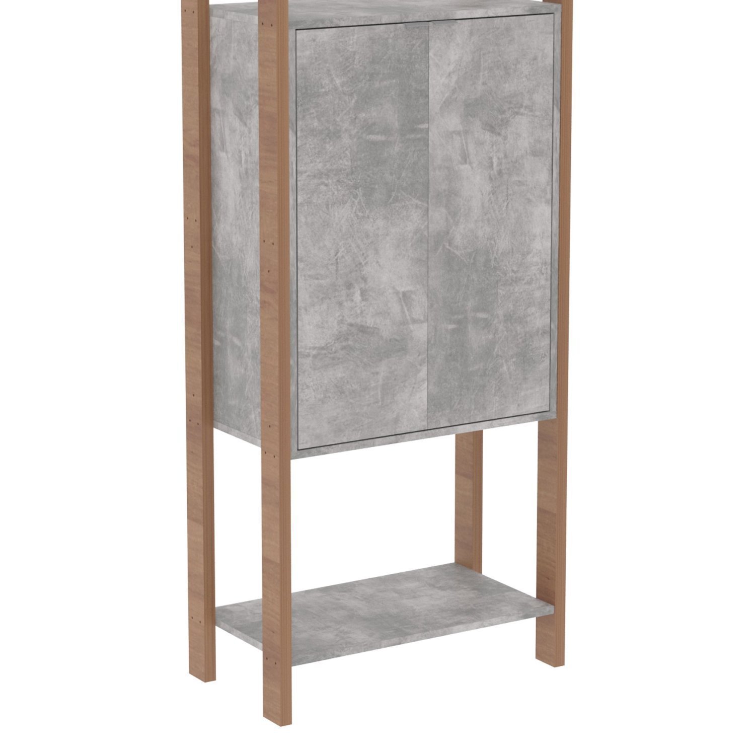 Estante para Livros 2 Portas Centro 185cmx65cm Haia Yescasa - 4