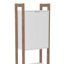 Ver imagem 3 de Estante para Livros 2 Portas Em Cima 1,85x0,65m Haia Yescasa