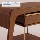 Ver imagem 5 de Escrivaninha Samy - Cor: Amêndoa - Metal: Dourado