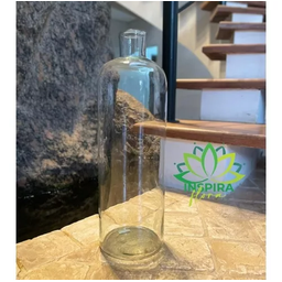 Vaso Garrafa de Vidro Pampas 48cm Importado Decoração Luxo - 1