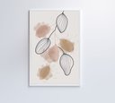 Ver imagem 6 de Quadro Abstrato Folhas - 120x80 Cm - Vidro Impresso