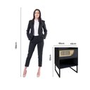 Ver imagem 4 de Mesa de Cabeceira 1 Gaveta 1 Nicho Apolo