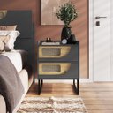 Ver imagem 1 de Mesa de Cabeceira 2 Gavetas Apolo