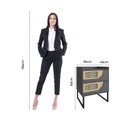 Ver imagem 4 de Mesa de Cabeceira 2 Gavetas Apolo