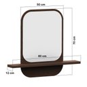 Ver imagem 3 de Moldura Espelho de Parede Madeira Maciça Modena