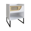 Ver imagem 2 de Mesa de Cabeceira 1 Gaveta 1 Nicho Apolo