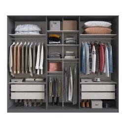 Guarda Roupa Casal 6 Portas 4 Gavetas Apolo - 2