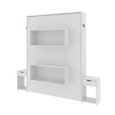 Ver imagem 3 de Cama de Casal Articulada 2 Mesas de Cabeceira 2 Gavetas Cm8041 Branco - Tecno Mobili