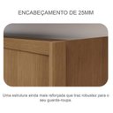 Ver imagem 7 de Guarda Roupa Casal Bandeira com Espelho e Cômoda Seul Cumaru 23 - Novo Horizonte