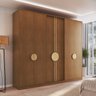 Guarda Roupa Casal 6 Portas 4 Gavetas Ares - 1
