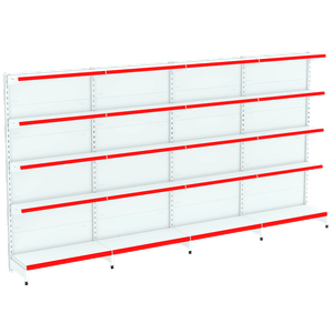 Kit Gôndola Parede 1 Inicial + 3 Continuações 1,70m