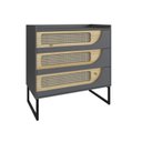 Ver imagem 2 de Cômoda para Quarto MDF/MDP com 3 Gavetas Apolo