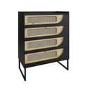 Ver imagem 2 de Cômoda para Quarto MDF/MDP com 4 Gavetas Apolo