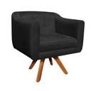 Ver imagem 3 de Kit Namoradeira 2 Lugares e 2 Poltronas Julia Preto