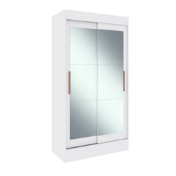 Guarda Roupa Solteiro 2 Portas de Correr 2 Gavetas com 6 Espelhos Lyon - 3 Guarda Roupa Solteiro 2 Portas de Correr 2 Gavetas com 6 Espelhos Lyon - 3