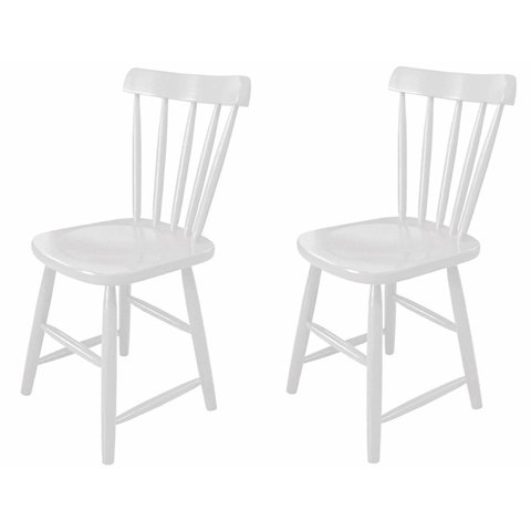 Kit 2 Cadeiras Espanha Branco
