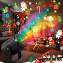 Ver imagem 2 de Projetor Portátil Iluminação Led Enfeite Natalino Neve Noel