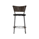 Ver imagem 2 de Banqueta Baixa Cromada Cozinha Americana de Fibra Sintetica:preto