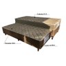 Cama Box Solteiro Duo com Cama Auxiliar D33/d28 Marrom - Rondomóveis - 3