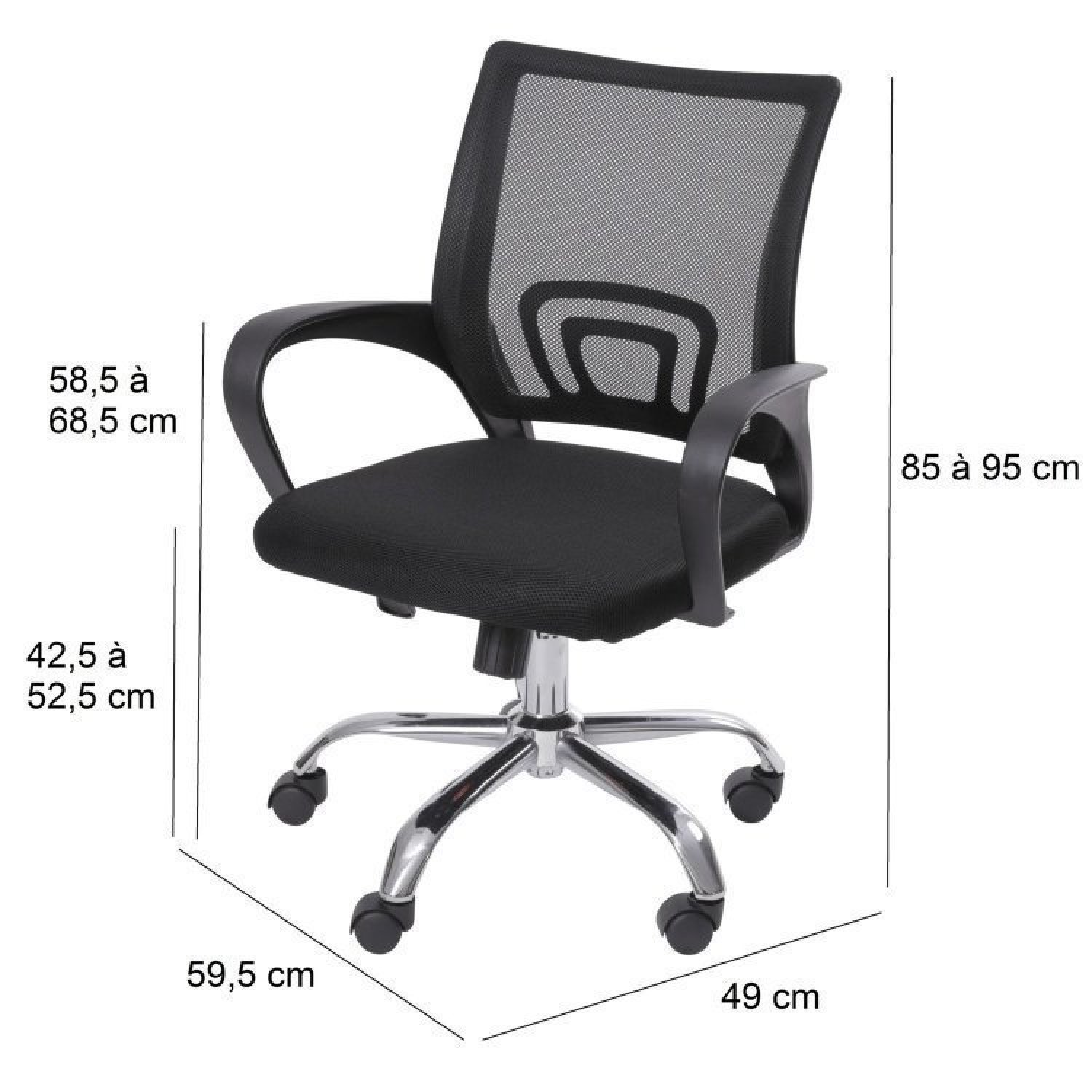 Kit 10 Cadeiras para Escritório Diretor Giratória com Relax Tok 3310 OR Design - 2