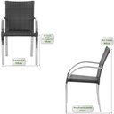 Ver imagem 2 de 2 Cadeira Ascoli Decore Mobília Preto