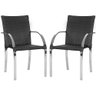 2 Cadeira Ascoli Decore Mobília Preto - 1