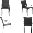 Ver imagem 4 de 2 Cadeira Ascoli Decore Mobília Preto