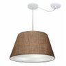 Pendente Cone Com Desvio Café MJ-4283 Para Mesa de Jantar e Estar - 1