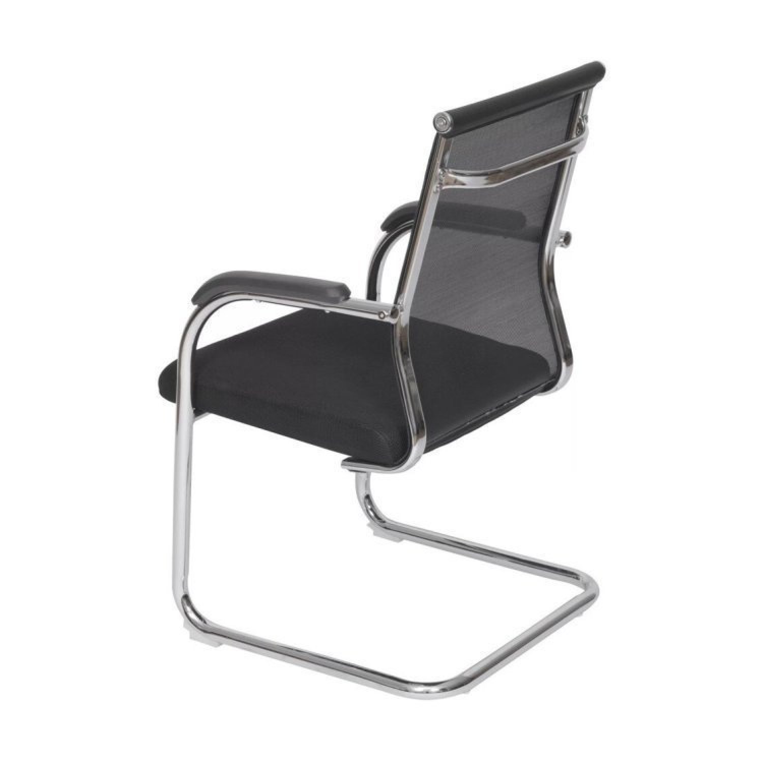 Kit 10 Cadeiras Para Escritório Interlocutor Fixa Tela Mesh Roma OR Design - 4
