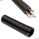 Ver imagem 3 de Tubo Espaguete Corrugado Automotivo com Corte 4,5mm Rl 25mt