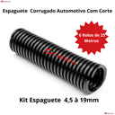 Ver imagem 4 de Tubo Espaguete Corrugado Automotivo com Corte 4,5mm Rl 25mt