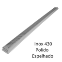 Ver imagem 2 de Ralo Raso Ideal para Laje e Apartamento Inox Perfurado 80cm Col Cinza com Tela