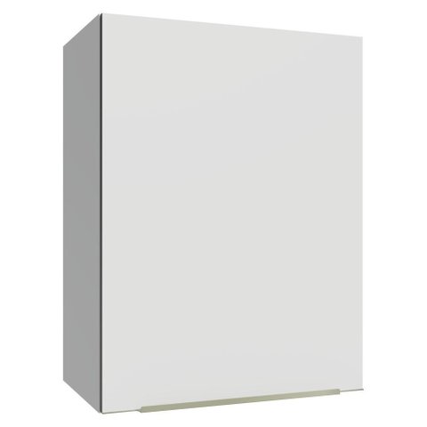 Armário Aéreo 50cm 1 Porta Branco/branco Veludo Lux Madesa
