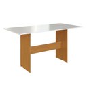 Ver imagem 5 de Conjunto Sala de Jantar 1 Mesa 6 Cadeiras Viena Amarelo/Freijó/Off White/Preto