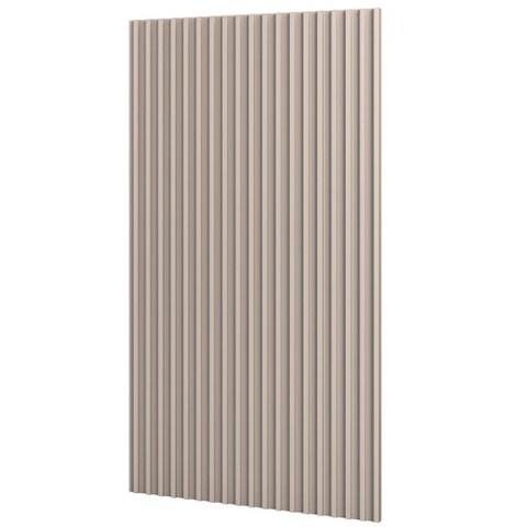 Painel Ripado de Madeira para Sala Quarto 134x250cm Bairon D03 Fendi - Lyam Decor
