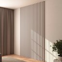 Ver imagem 2 de Painel Ripado de Madeira para Sala Quarto 134x250cm Bairon D03 Fendi - Lyam Decor