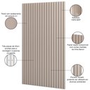 Ver imagem 4 de Painel Ripado de Madeira para Sala Quarto 134x250cm Bairon D03 Fendi - Lyam Decor