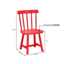 Ver imagem 3 de Kit 2 Cadeiras Infantis Mariah Casatema MadeiraOriginals Vermelho