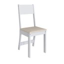 Ver imagem 6 de Conjunto Sala de Jantar 1 Mesa 4 Cadeiras Viena Branco/Linho