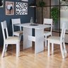 Conjunto Sala de Jantar 1 Mesa 4 Cadeiras Viena  - 2