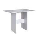 Ver imagem 5 de Conjunto Sala de Jantar 1 Mesa 4 Cadeiras Viena Branco/Linho