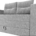 Ver imagem 4 de Sofá Cama 2 Lugares Casal 1,50 Mts Bouclê Luma Matrix Cor:boucle Cinza