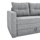 Ver imagem 6 de Sofá Cama 2 Lugares Casal 1,50 Mts Bouclê Luma Matrix Cor:boucle Cinza