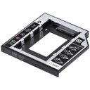 Ver imagem 1 de ADAPTADOR CADDY PARA HD OU SSD GAVETA DVD NOTEBOOK SATA 12.7MM AC-127