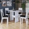 Conjunto Sala de Jantar 1 Mesa 4 Cadeiras Viena  - 1