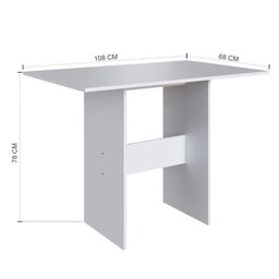 Conjunto Sala de Jantar 1 Mesa 4 Cadeiras Viena  - 3